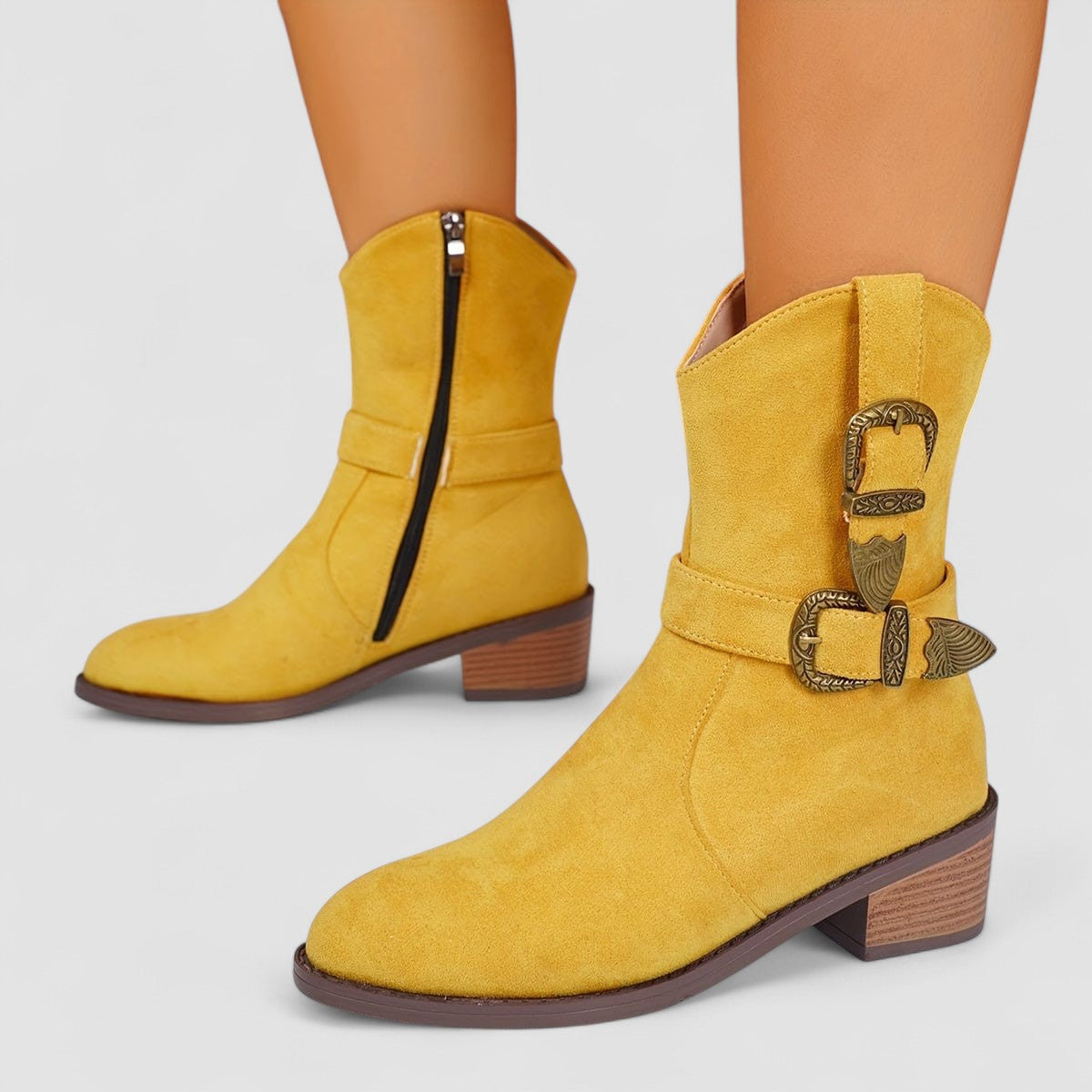 Botas Western Ortopédicas Rosa