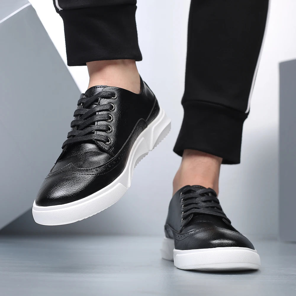 Zapatos británicos de estilo brogue informales