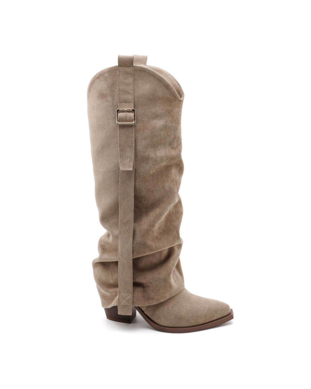 Pauline Khaki Boots