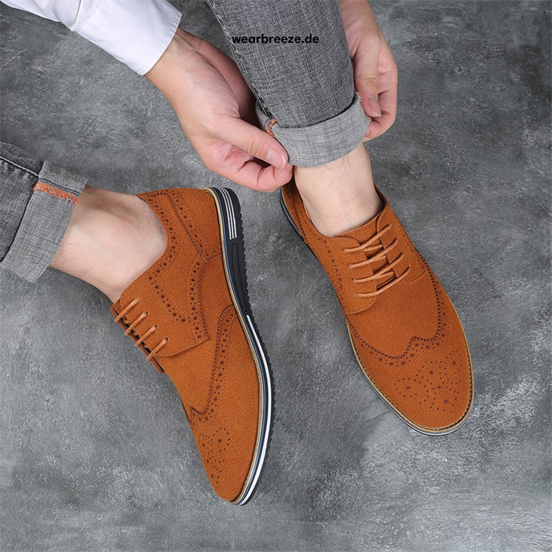Zapatos Brogue en Cuero Genuino – Elegancia y Confort Absoluto