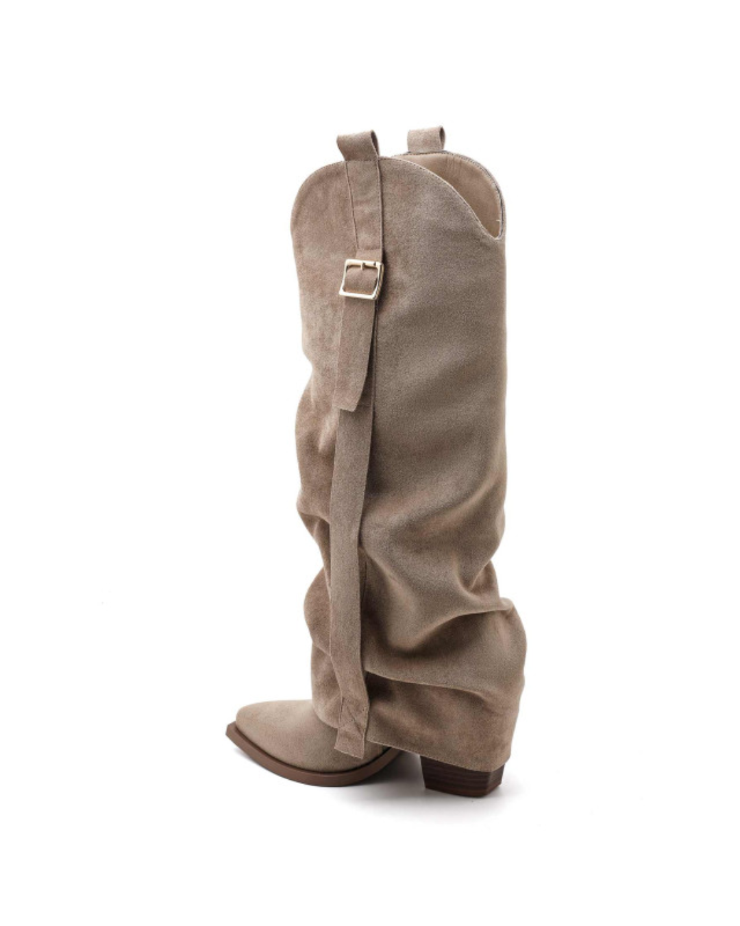 Pauline Khaki Boots