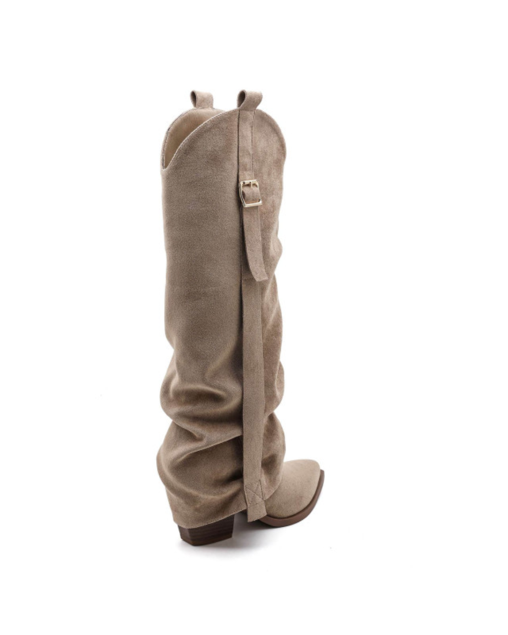 Pauline Khaki Boots