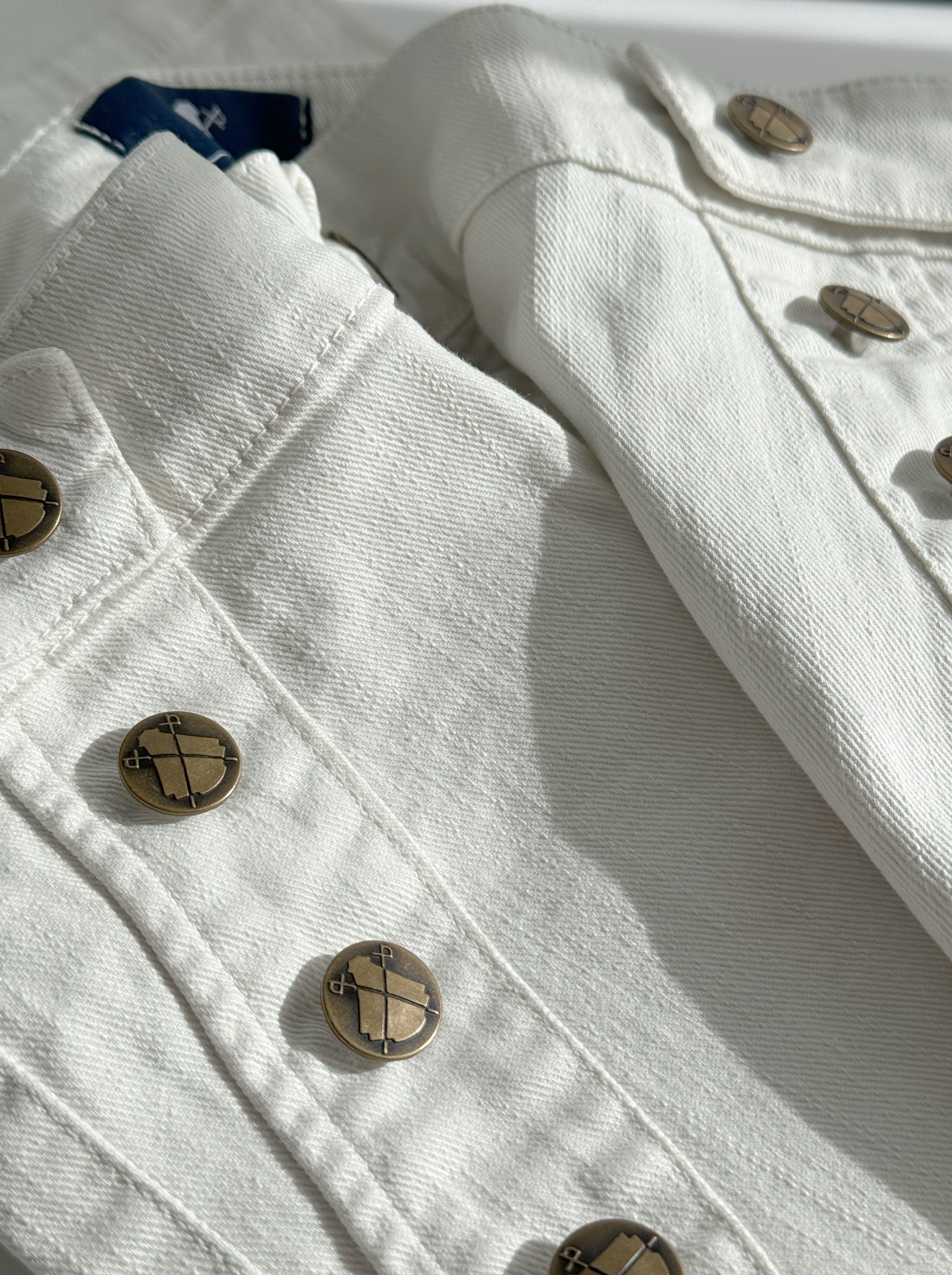 Pantalón Blanco Marinero Mujer
