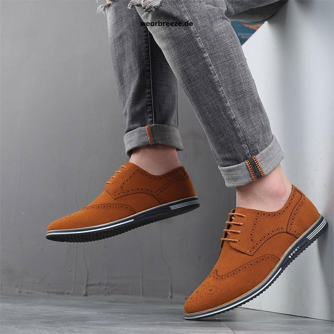 Zapatos Brogue en Cuero Genuino – Elegancia y Confort Absoluto