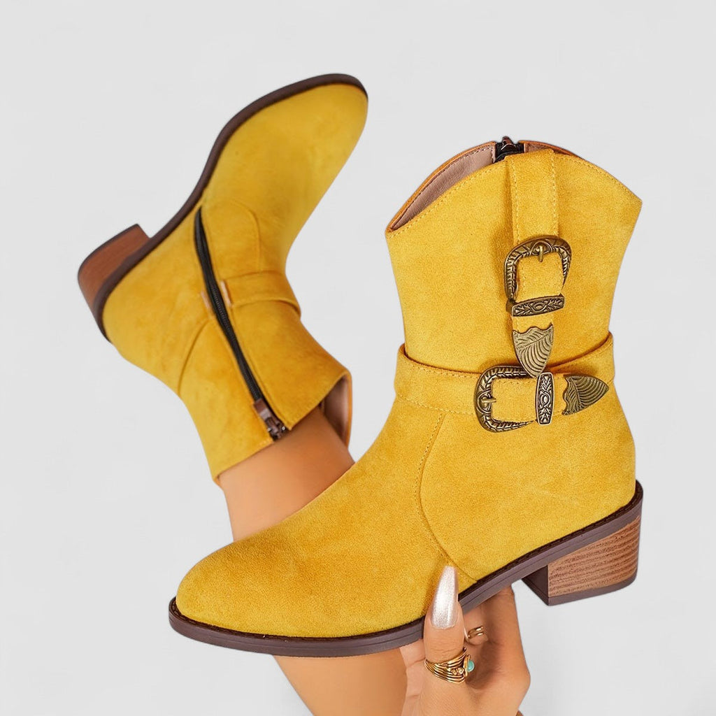Botas Western Ortopédicas Rosa
