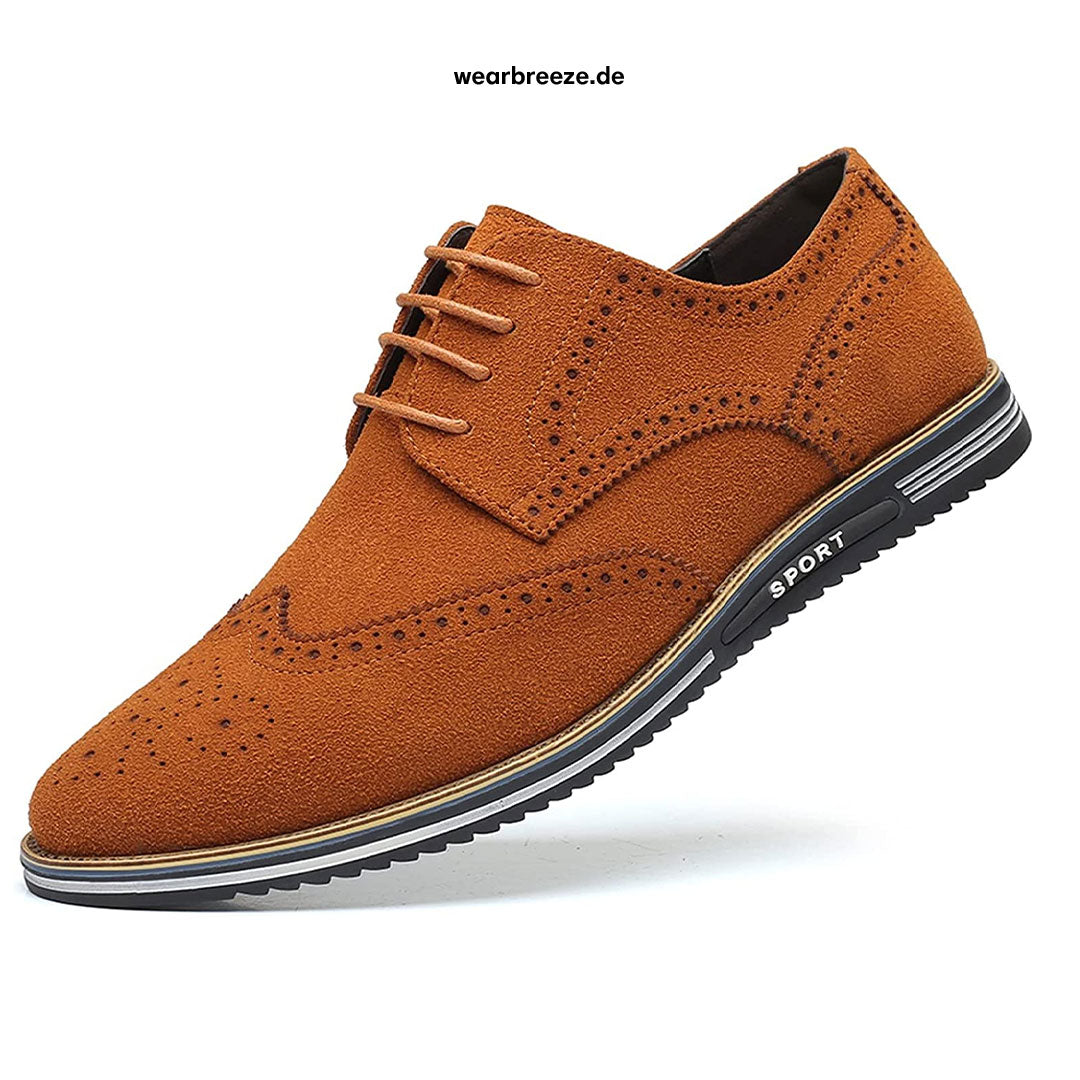 Zapatos Brogue en Cuero Genuino – Elegancia y Confort Absoluto