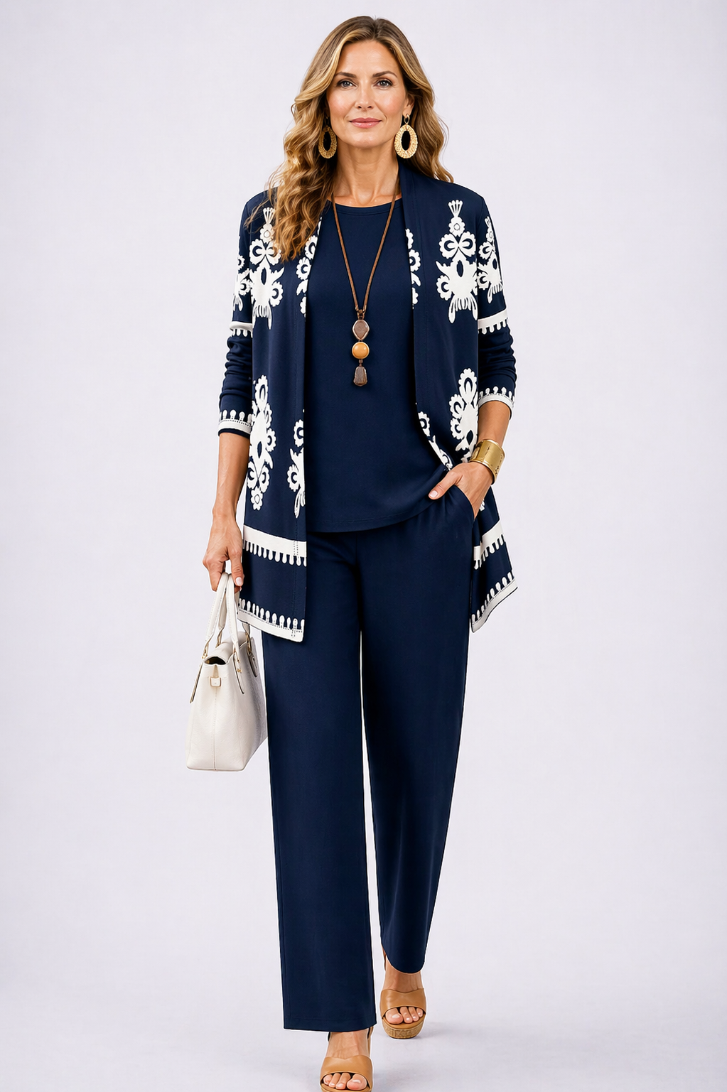 Conjunto 3 piezas azul marino