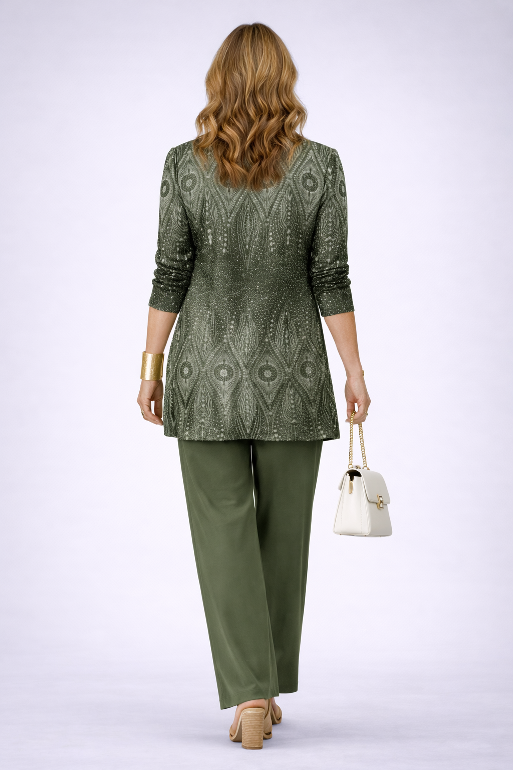 Conjunto 3 piezas verde esmeralda