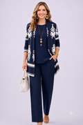 Conjunto 3 piezas azul marino