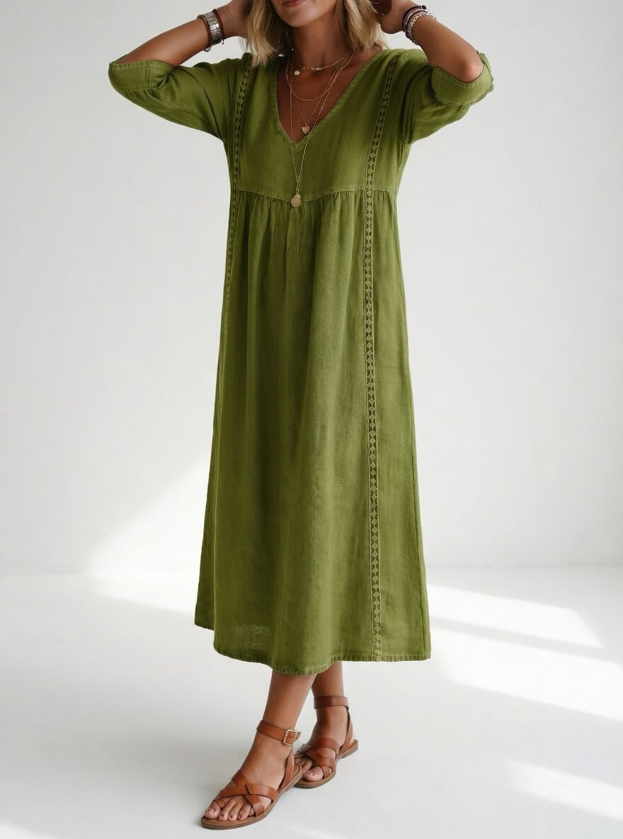 Vestido midi fluido y elegante