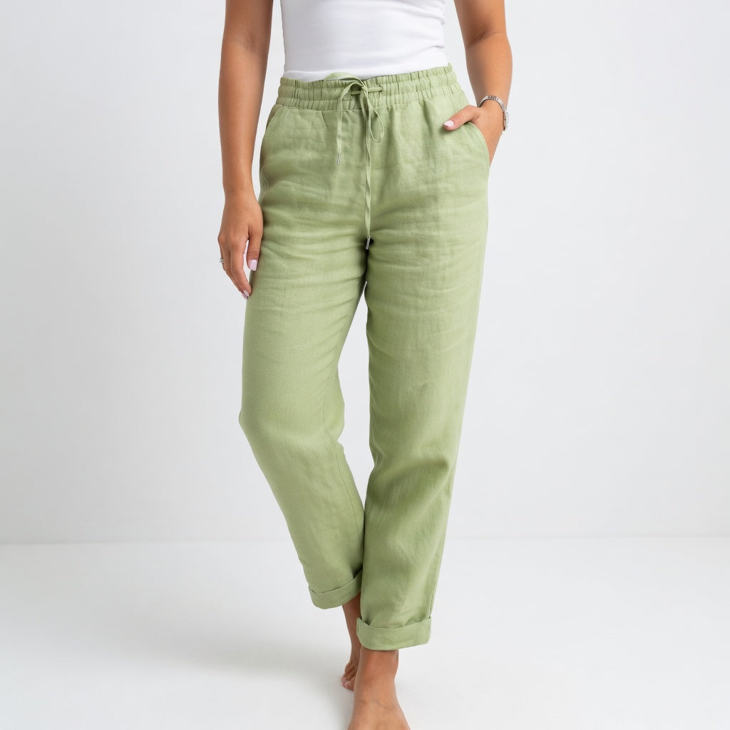 Pantalón 100% algodón fluido y cómodo
