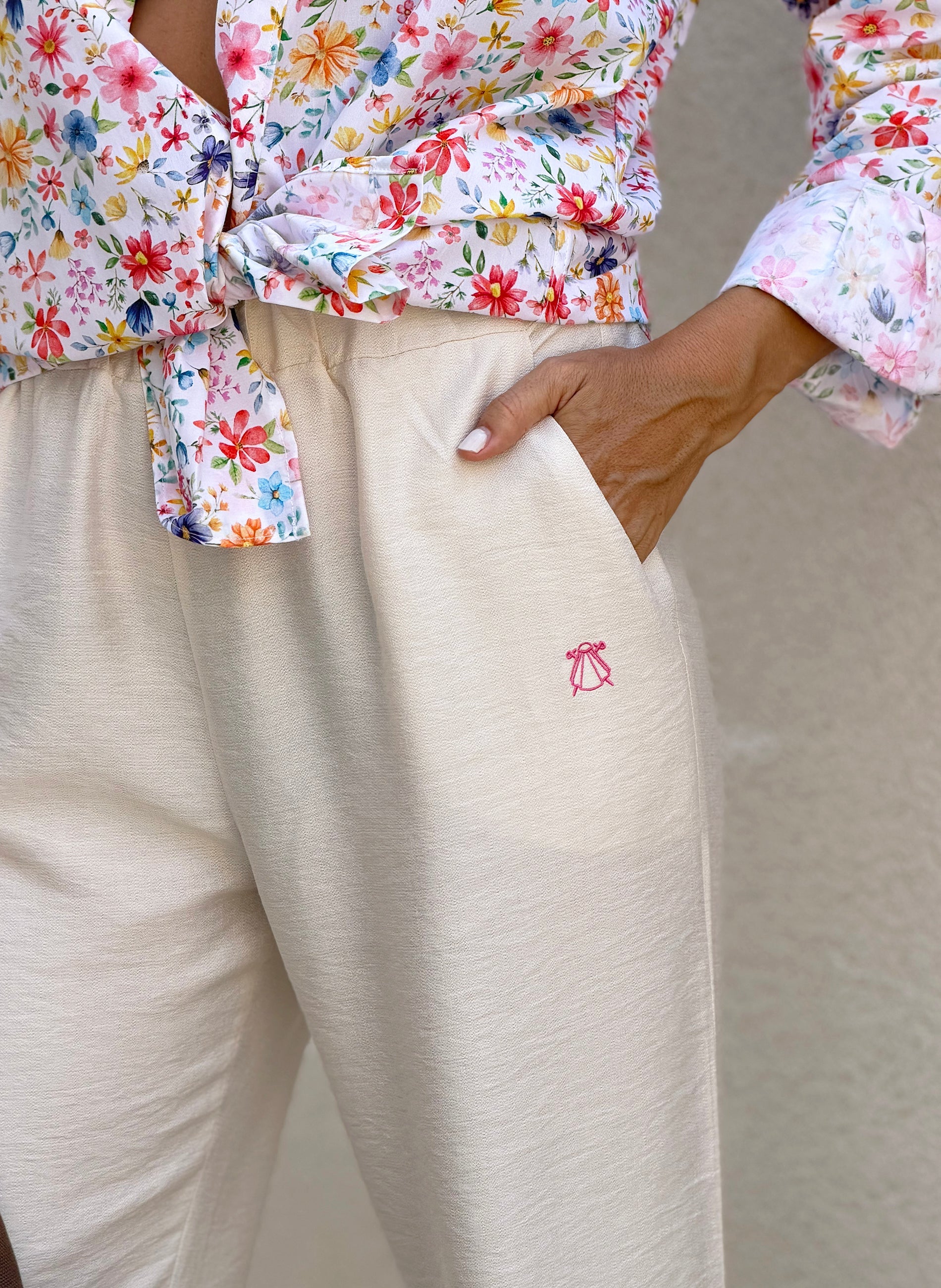 Pantalón Soft Camel Mujer