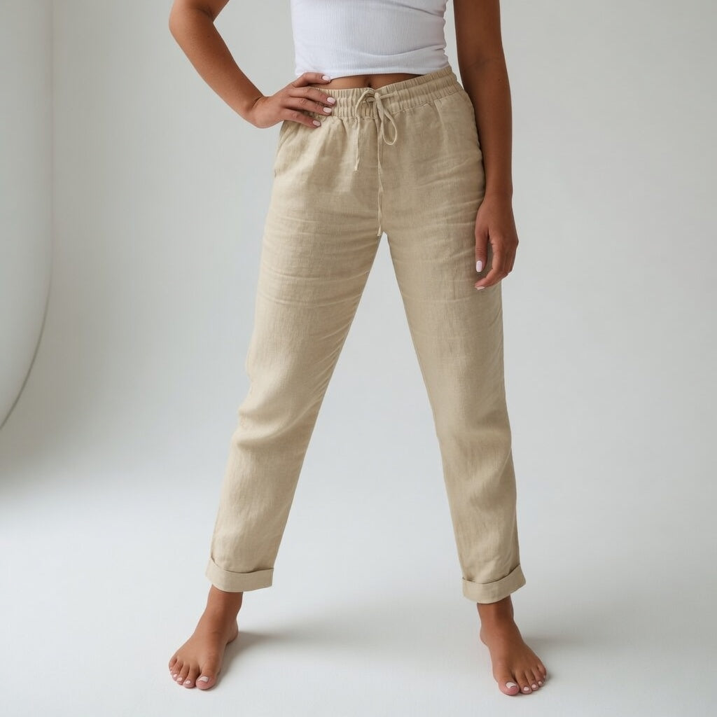 Pantalón 100% algodón fluido y cómodo