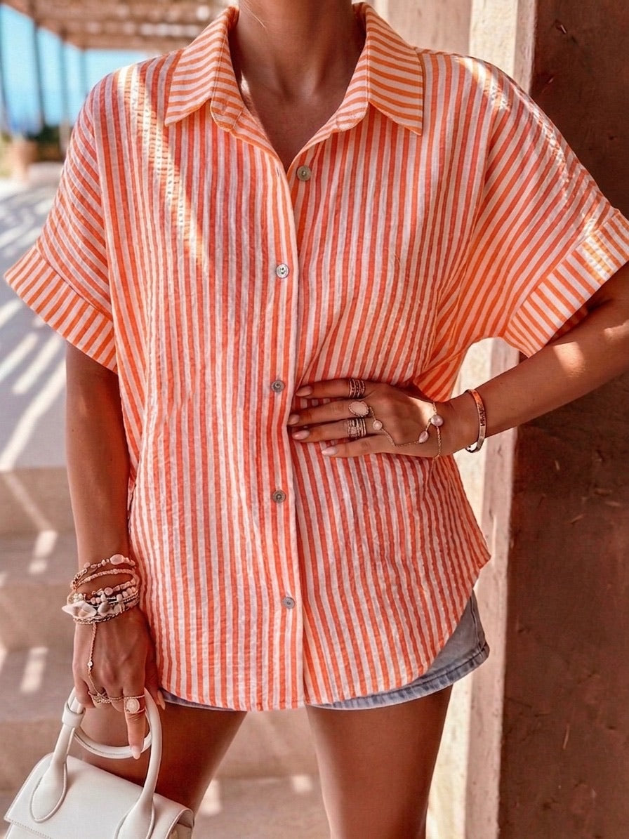Blusa Básica de Rayas