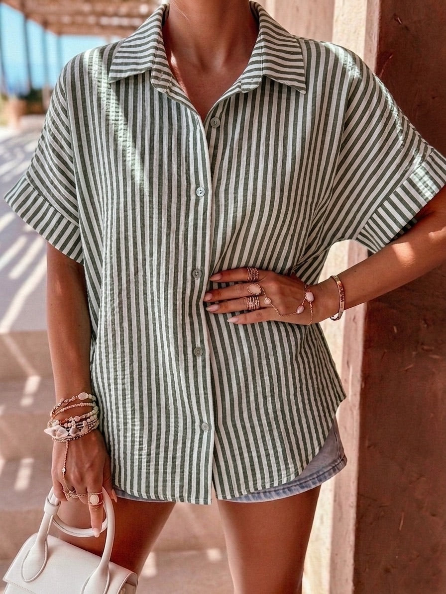 Blusa Básica de Rayas