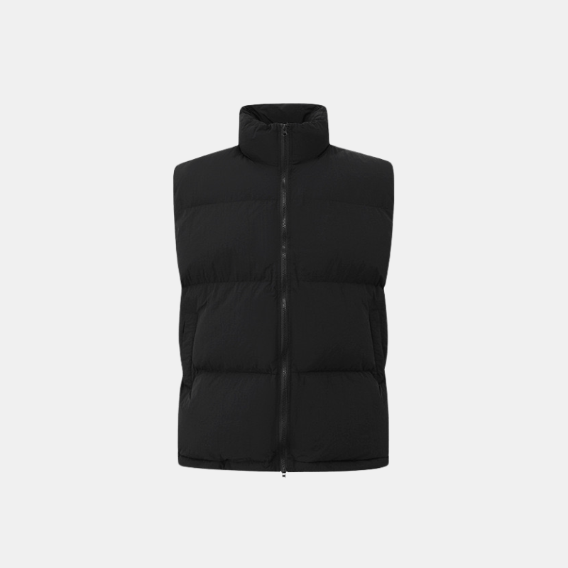 Elegante chaleco acolchado sin mangas