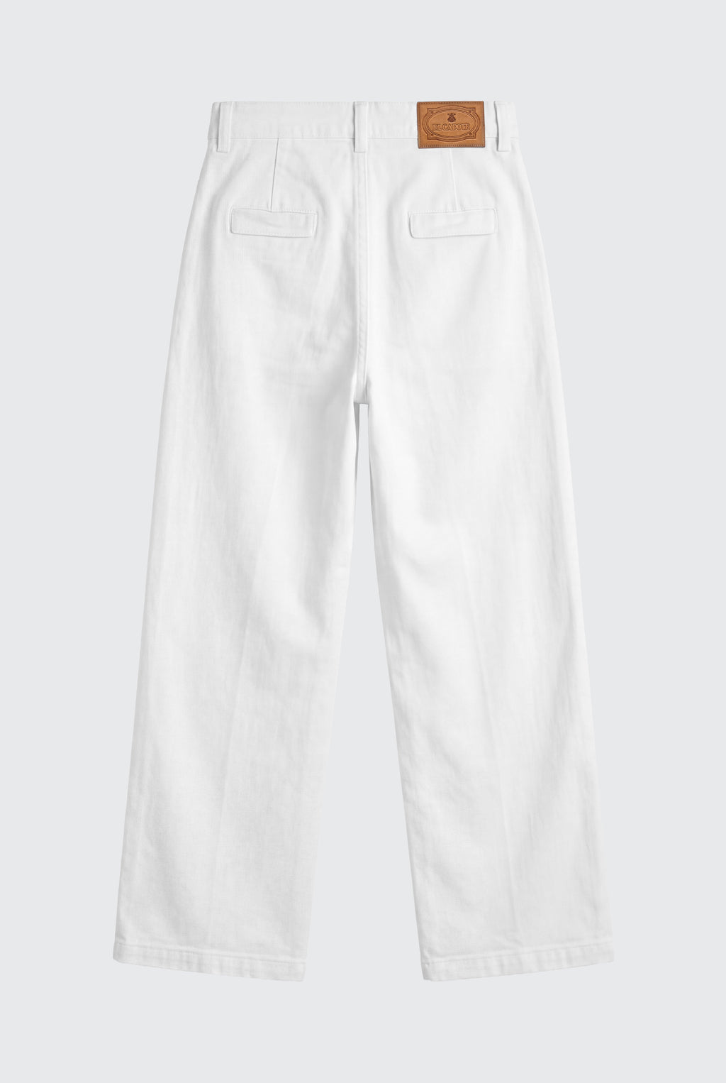 Pantalón Sarga Crudo Mujer