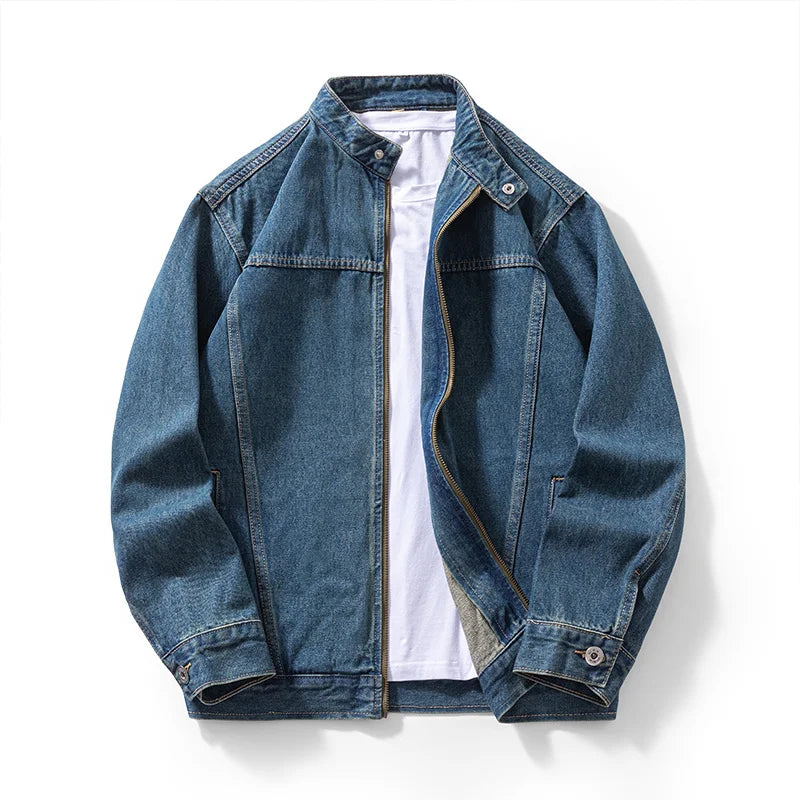 Chaqueta vaquera con cremallera