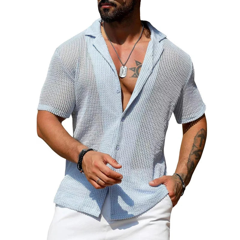 Camisa elegante de punto