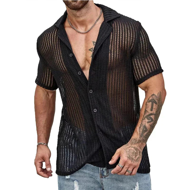 Camisa elegante de punto
