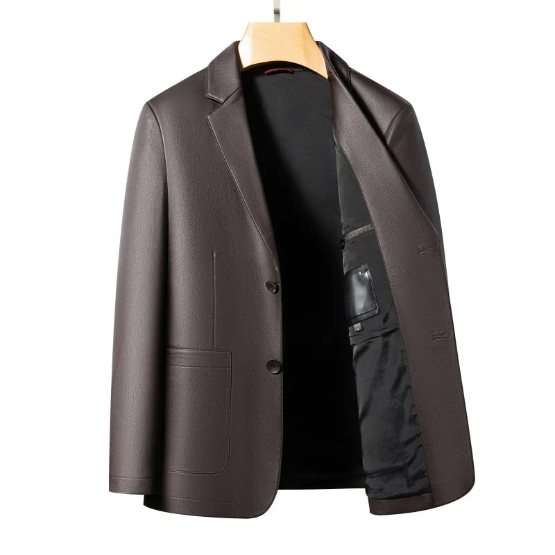 Chaqueta de cuero chic