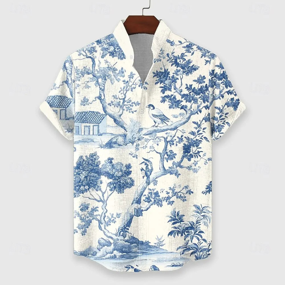 Camisa de manga corta para hombre