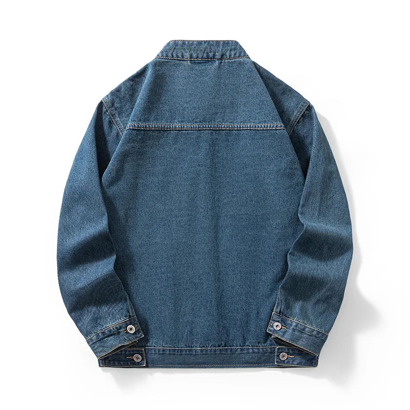 Chaqueta vaquera con cremallera