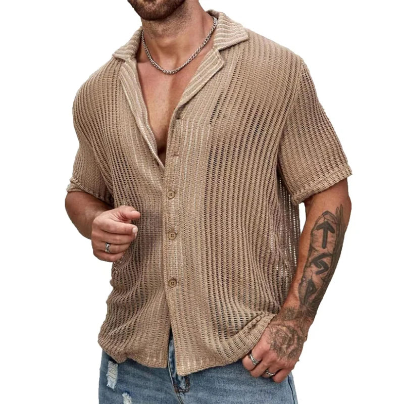Camisa elegante de punto