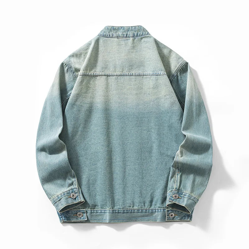 Chaqueta vaquera con cremallera
