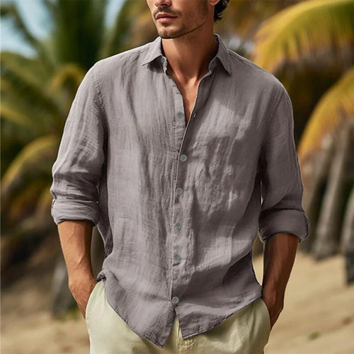 Camisa Casual de Lino