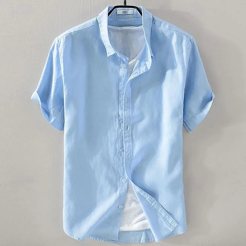 Camisa de manga corta para hombre
