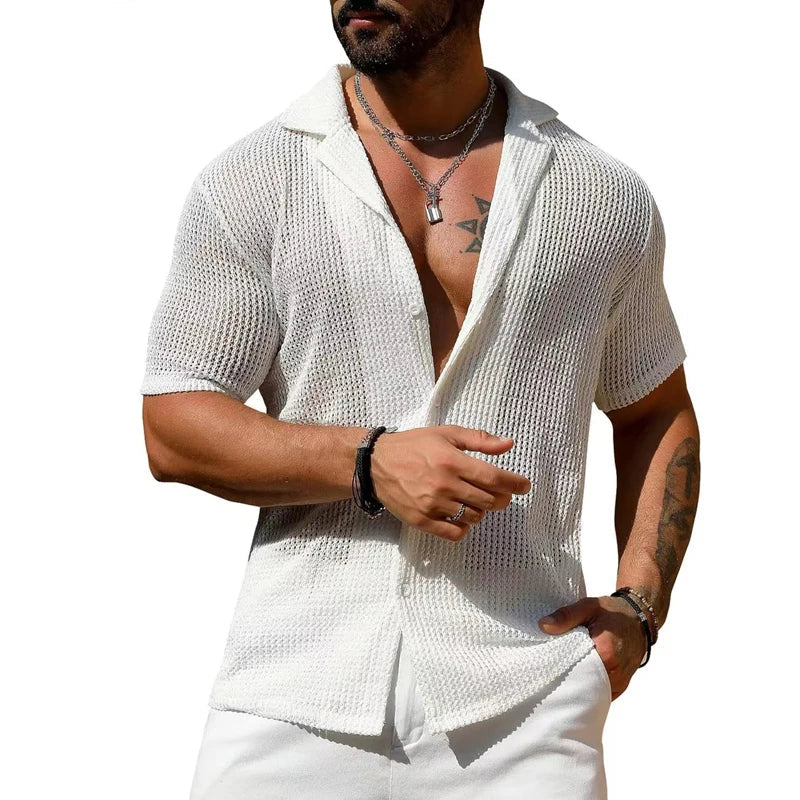 Camisa elegante de punto