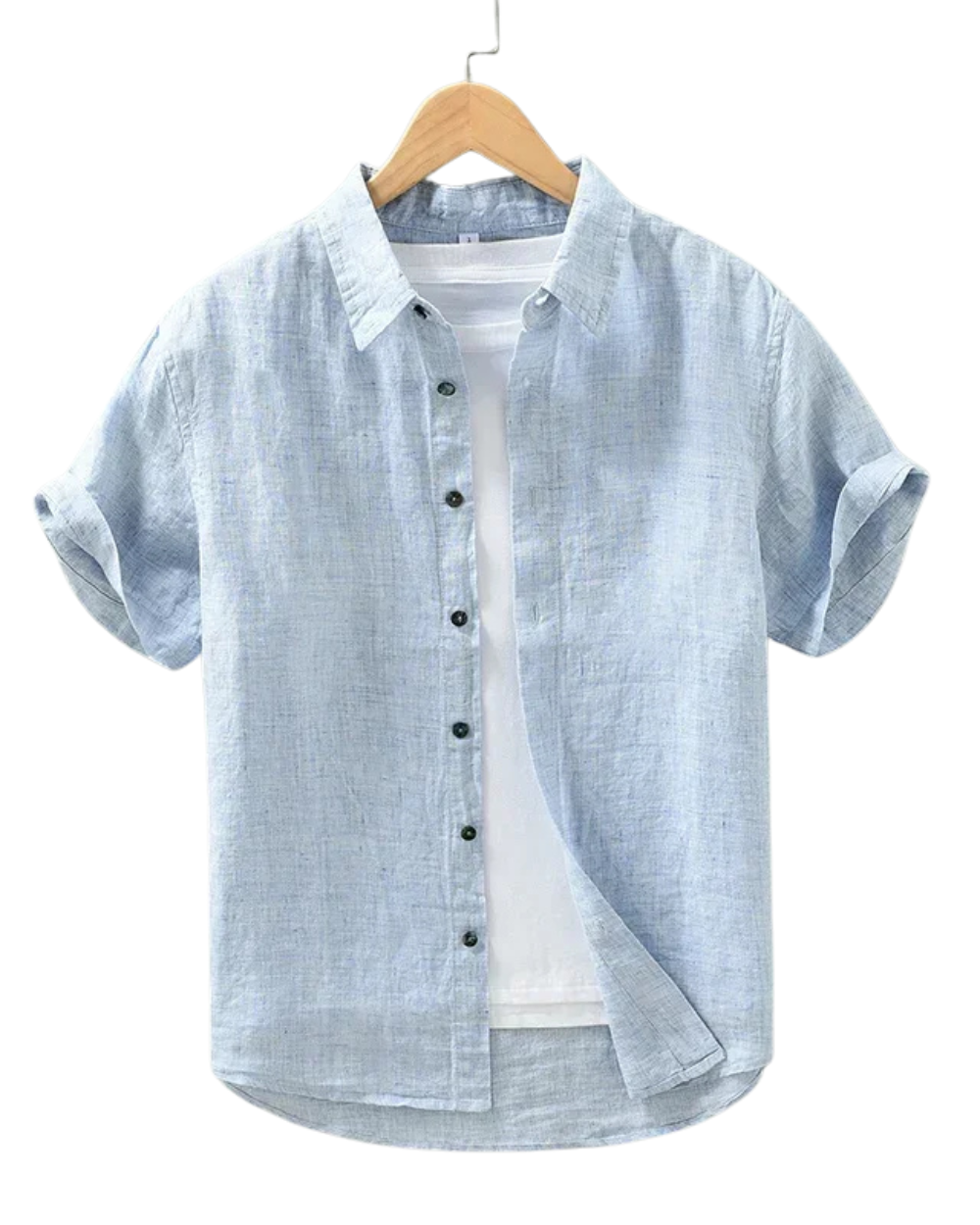 Camisa elegante de lino para hombre
