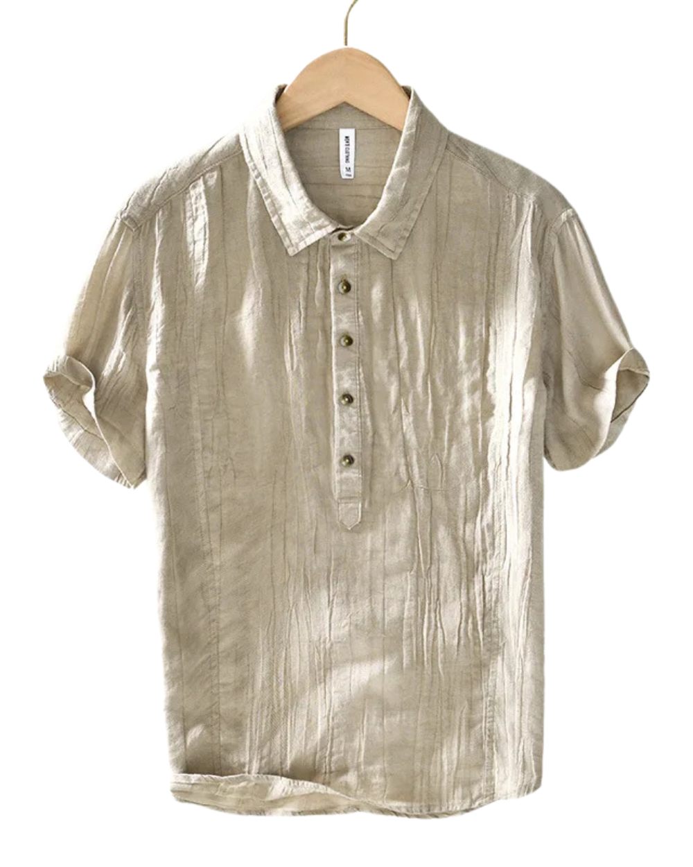 Camisa retro de lino