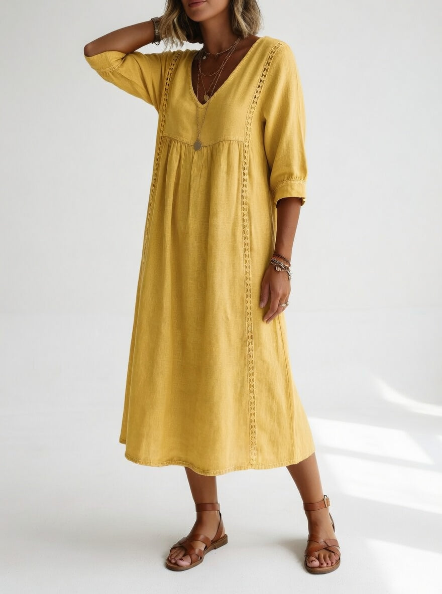 Vestido midi fluido y elegante
