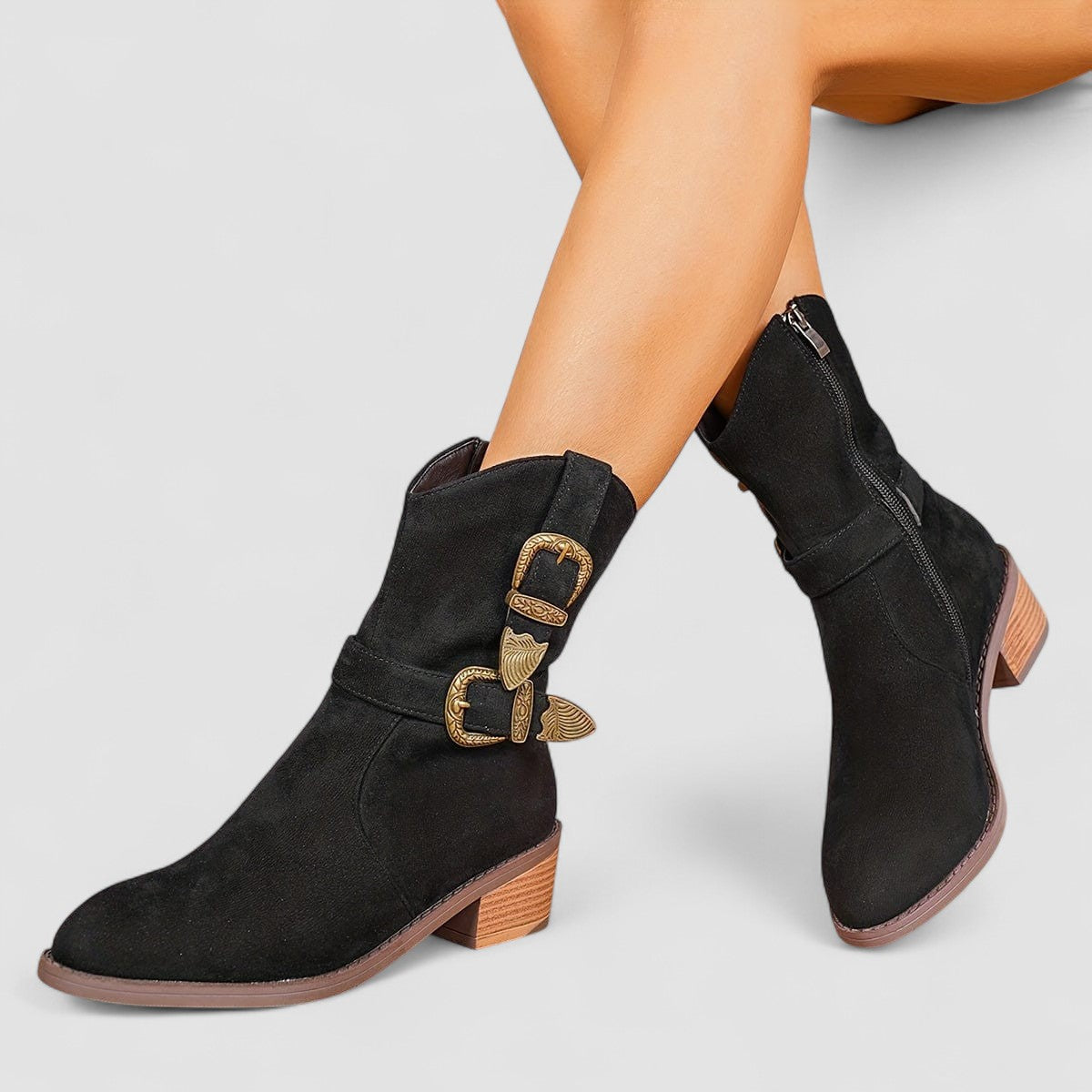 Botas Western Ortopédicas Rosa