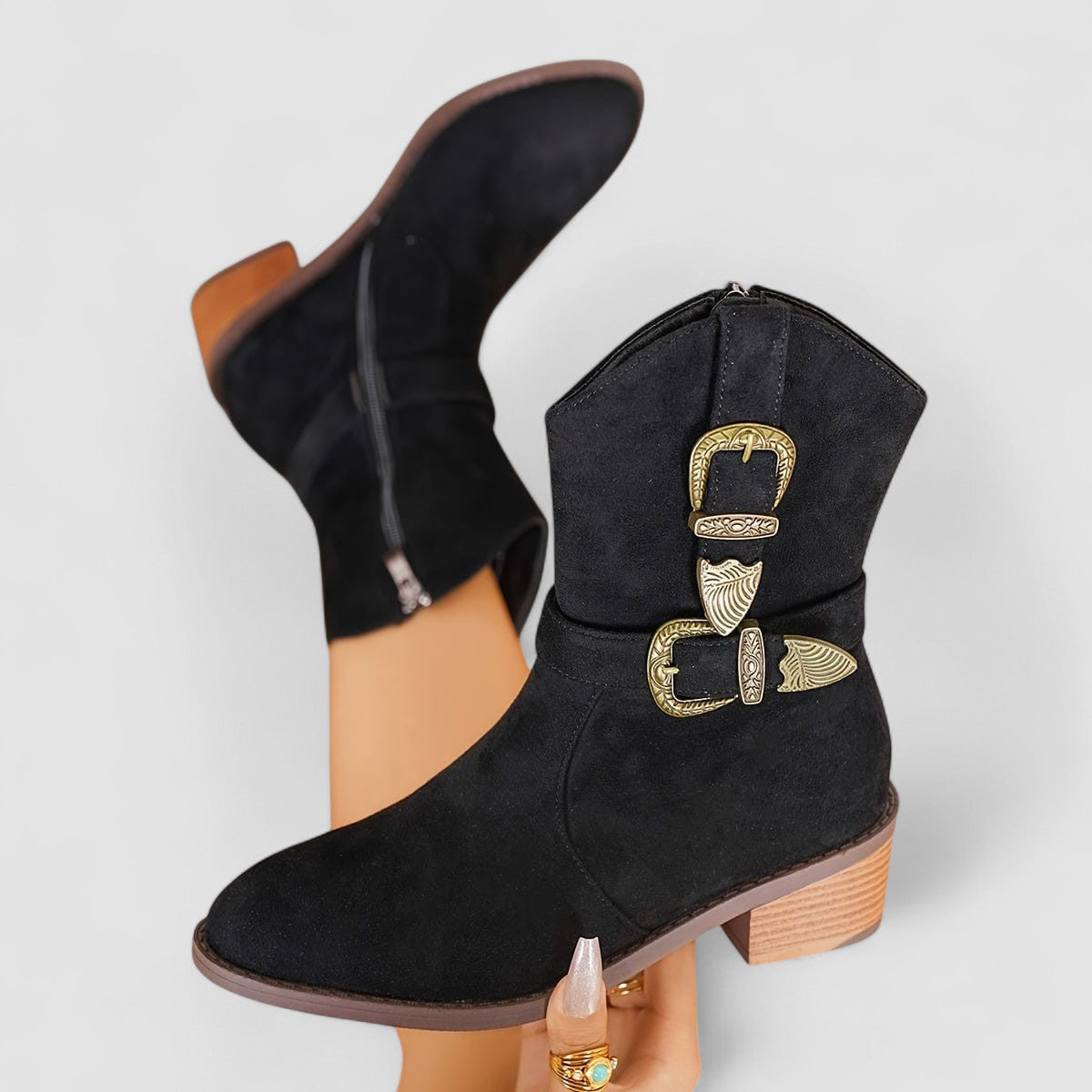 Botas Western Ortopédicas Rosa