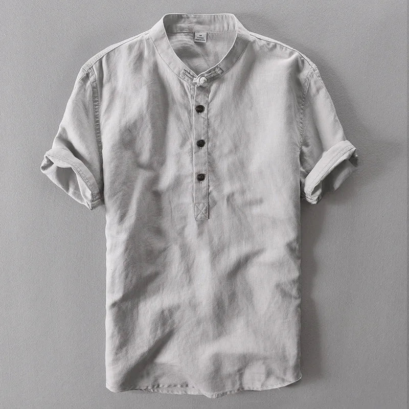 Camisa de verano elegante de algodón