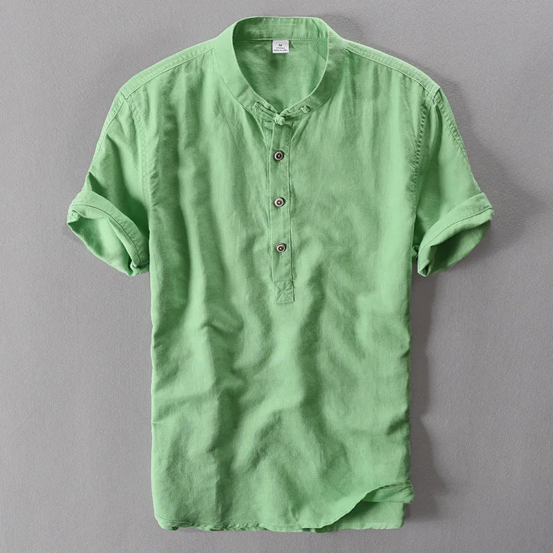Camisa de verano elegante de algodón