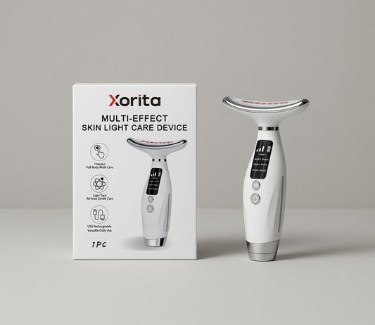 Xorita Multi-Effect LED Face & Neck Lifting Device with gift box