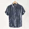 Camisa retro de lino