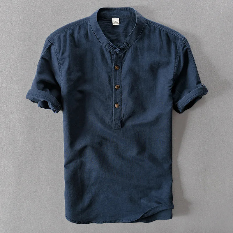Camisa de verano elegante de algodón