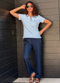 Pantalón Soft Azul Mujer