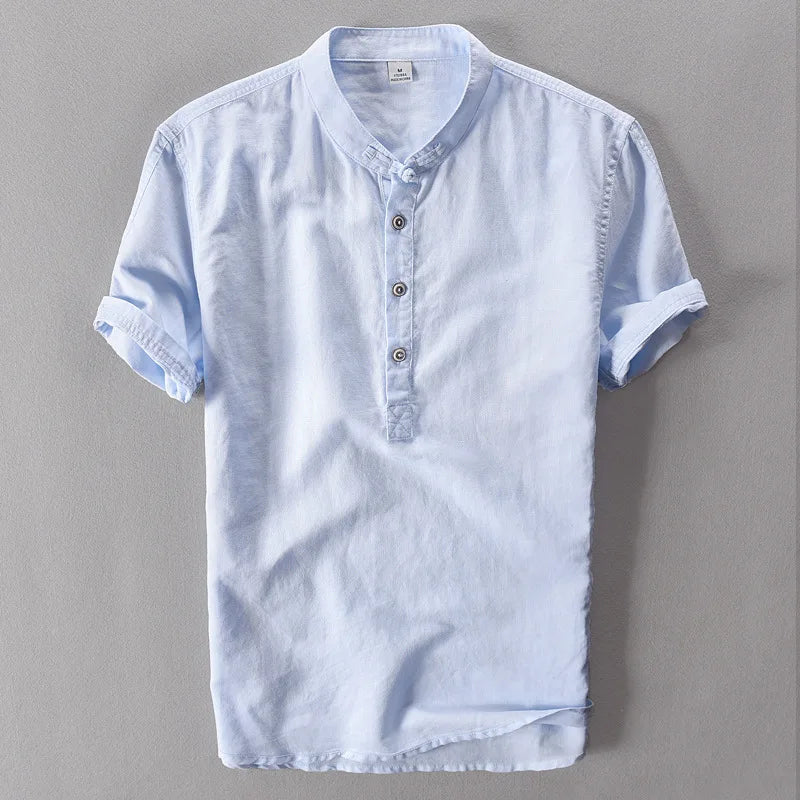 Camisa de verano elegante de algodón